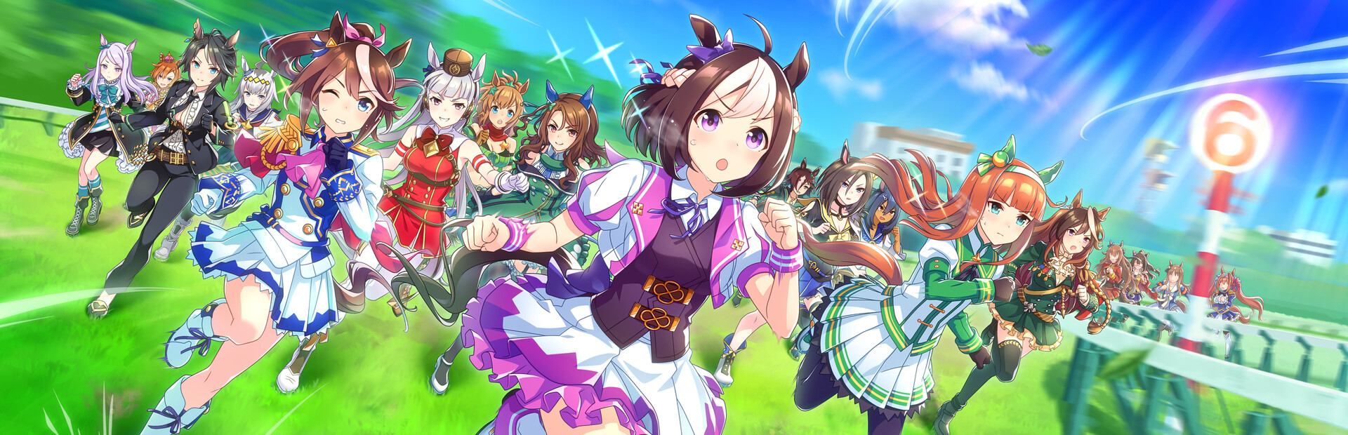 Umamusume: Pretty Derby key art